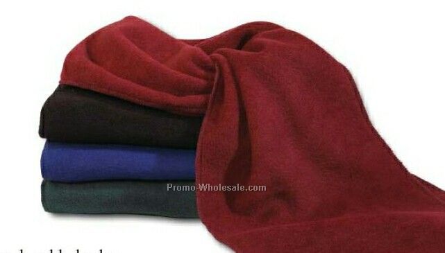 Eco Fleece Merrowed Edge Scarf - Maroon