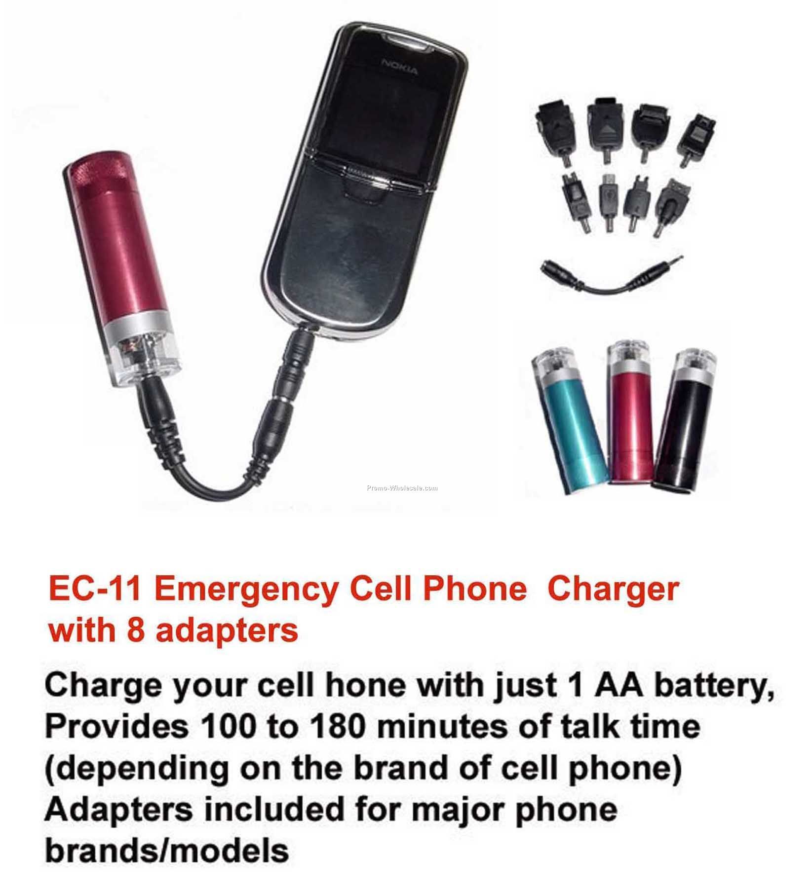 Emergency Cell Phone Charger With 8 Adapters