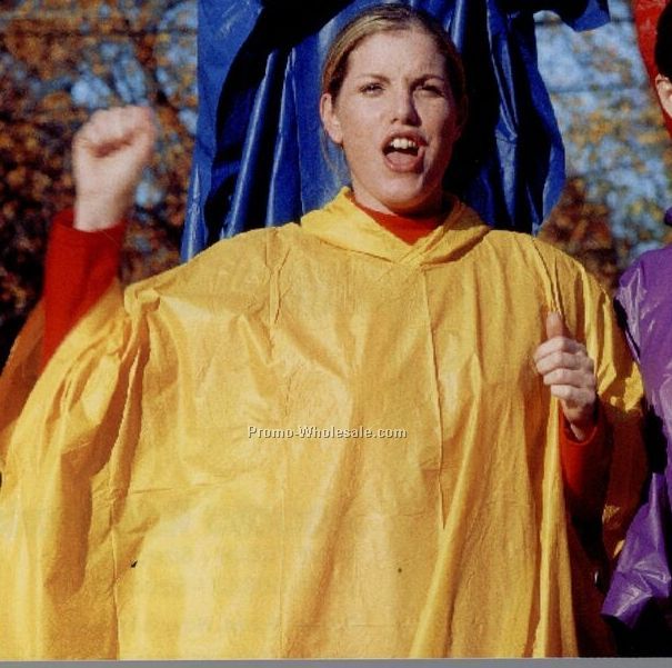 Emergency Rain Poncho (One Size Fits All) (Blank)