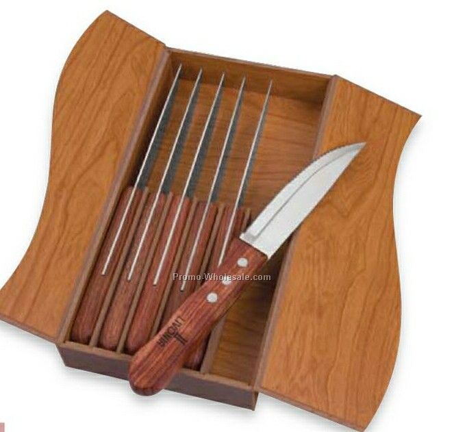 Essentials Clair Steak Knife Set 10-1/2"x5-1/2"x1-1/2"