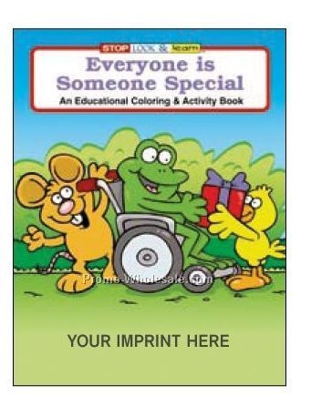 Everyone Is Someone Special Coloring Book