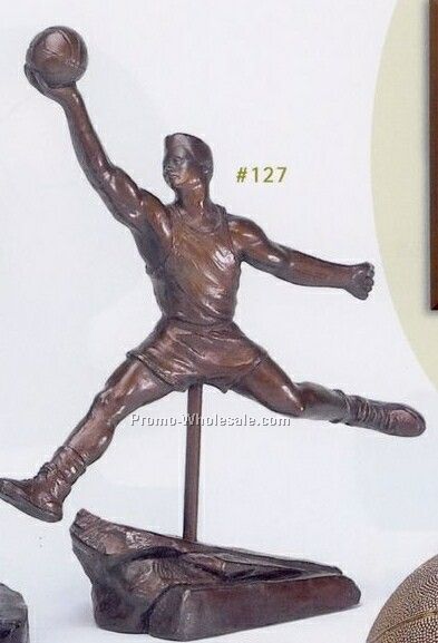 Finger Roll Basketball Sculpture