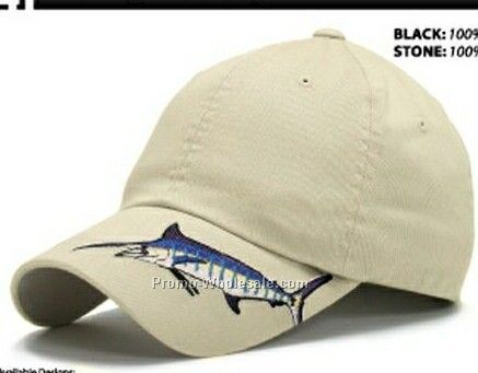 Fishing Theme Cap (Black)