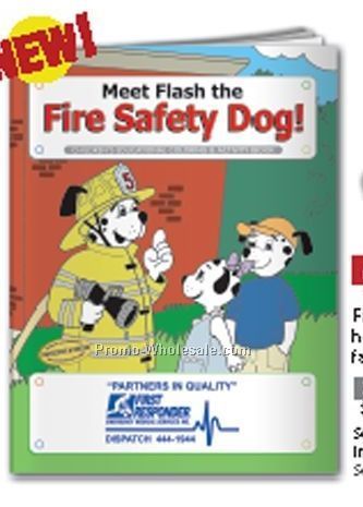 Flash Fire Safety Dog Coloring Book