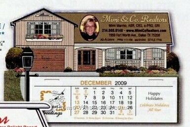 Full Color House - Standard Full Color Die Cut Calendar - After June 1