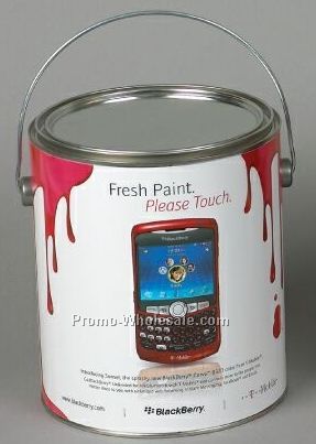 Gallon Paint Can With Handle 6-1/2"x7-1/2" (1 Color)