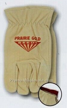 Grain Pigskin Thermal Lined Drivers Glove (Medium)