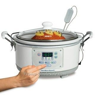 Hamilton Beach 5 Qt Stay Or Go Oval, Programmable With Probe