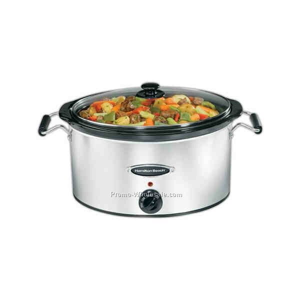 Hamilton Beach 7 Qt Oval Slow Cooker With Lid Rest