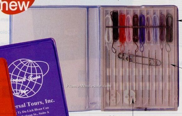 Hard Cover Translucent Sewing Kit