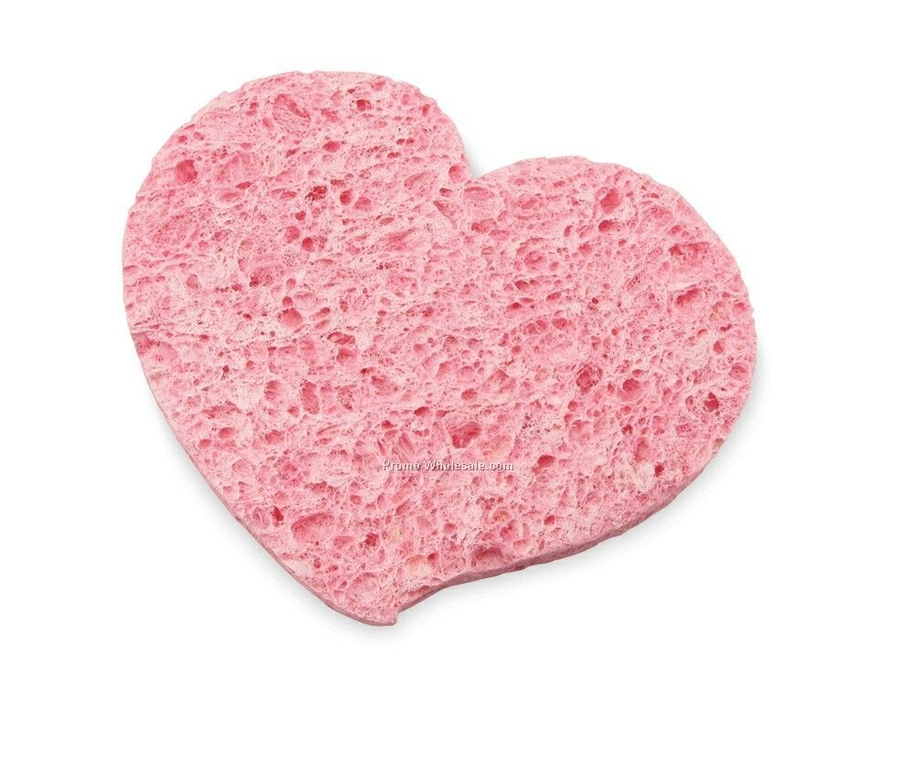 Heart Shaped Facial Sponge