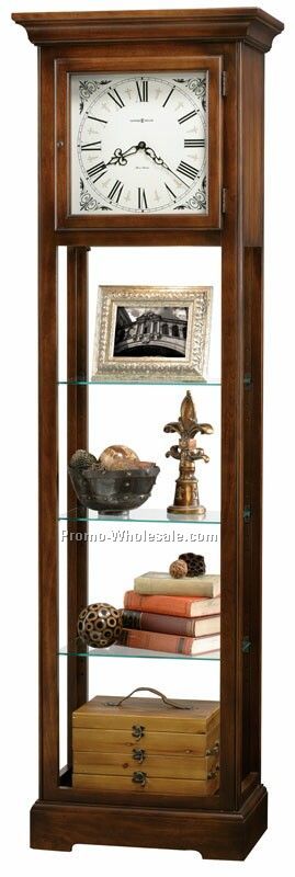 Howard Miller Le Rose Triple Chime Harmonic Clock With Shelves