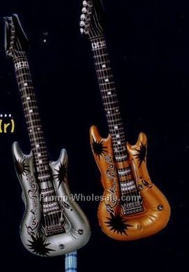 Inflatable Gold / Silver Guitars