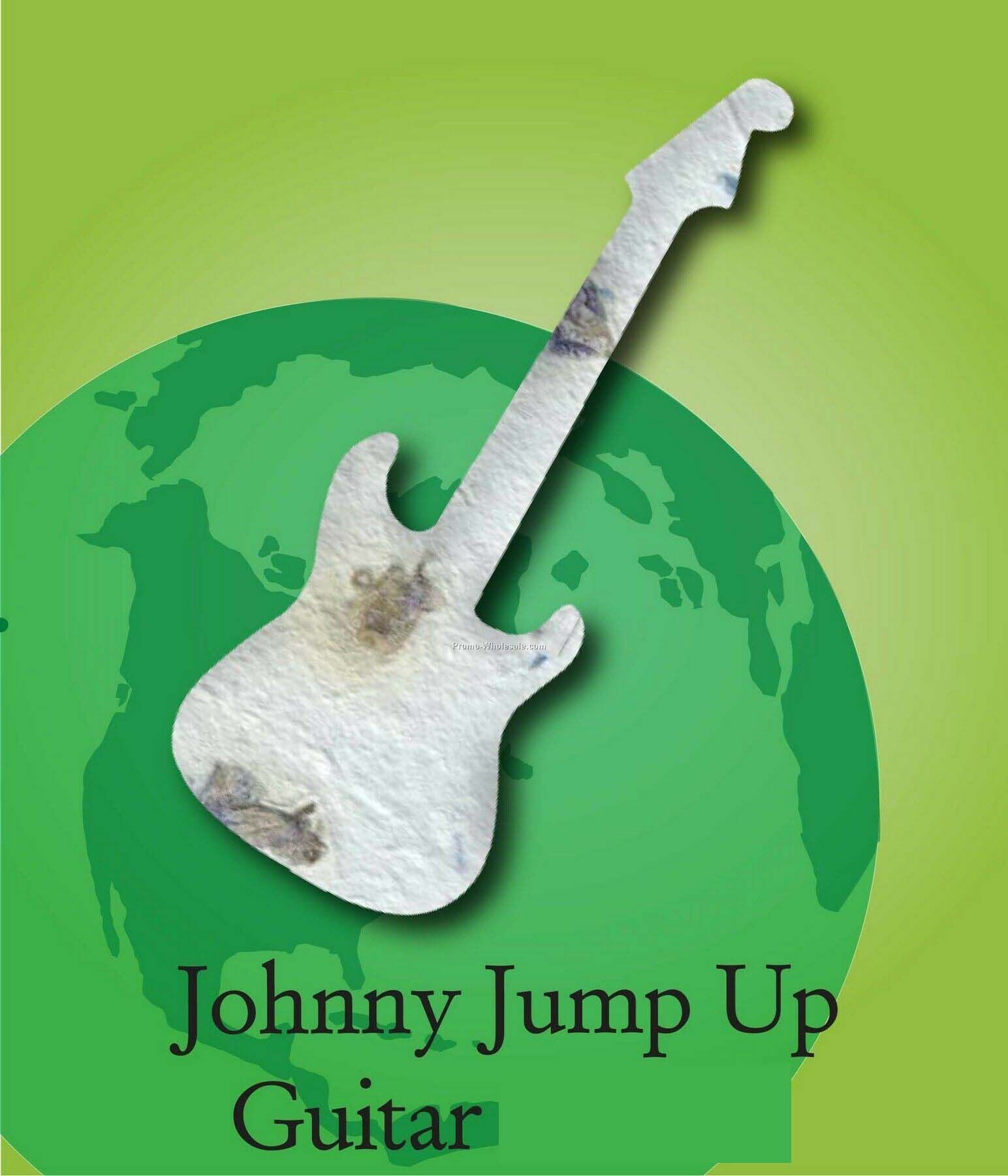 Johnny Jump Up Guitar Handmade Seed Plantable Mini