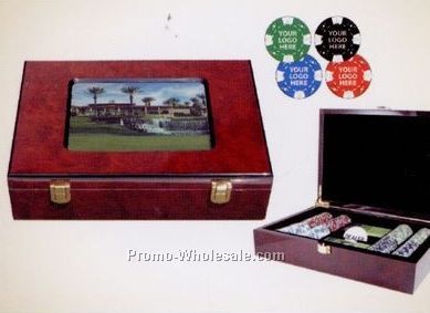 Joseph Paris 300 PC Poker Set With Custom Picture