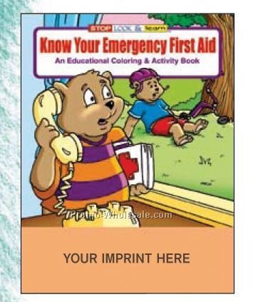 Know Your Emergency First Aid Coloring Book