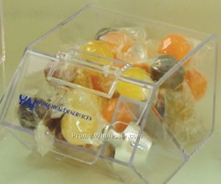 Large Candy Bin Container Filled W/ Sour Fruit Buttons