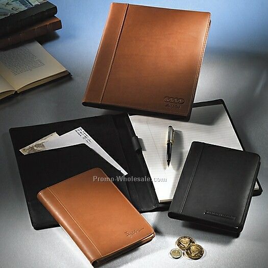 Large Harrison Calfskin Leather Portfolio