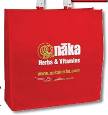 Large Non Woven Tote Bag W/ Acrylic Handles
