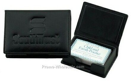 Leather Business Card Box