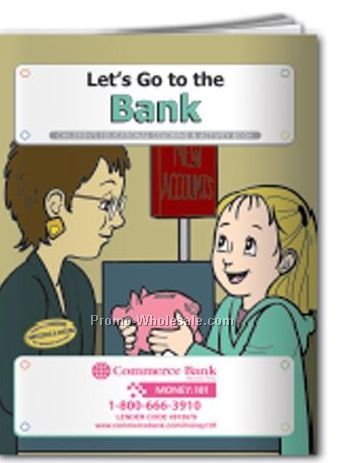 Let's Go To The Bank Coloring Book
