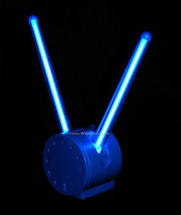 Light Up Antenna (Sound Activated) - Neon Blue