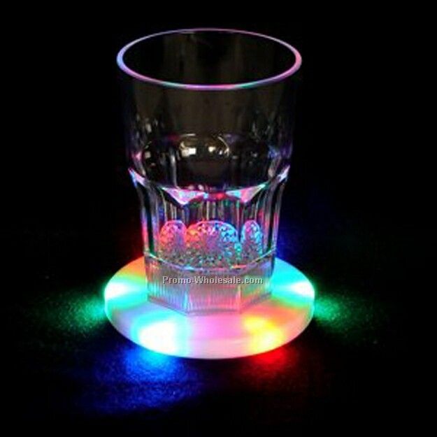 Light Up Coaster - Red/ Green/ Blue LED