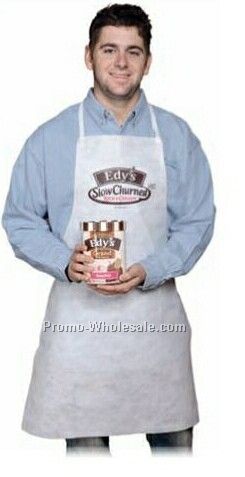 Lightweight Non-woven Bib Apron (Blank)