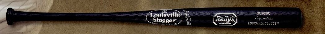 Louisville Slugger Youth Corporate Wood Bat (Black/ Silver Imprint)