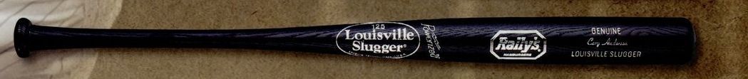 Louisville Slugger Youth Corporate Wood Bat (Black/ Silver Imprint)