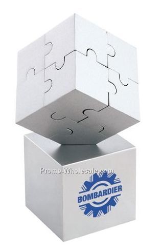 Magnetic Puzzle Cube With Metal Display Stand