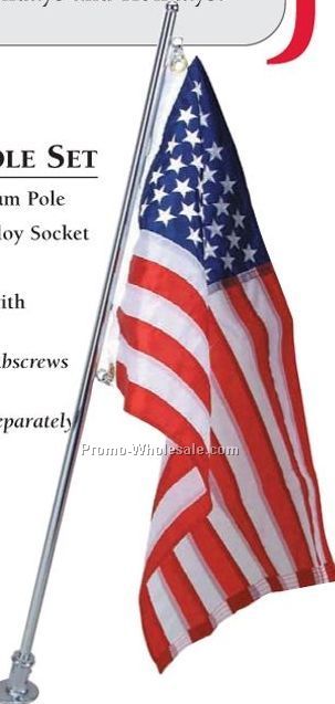 Marine Flagpole Set