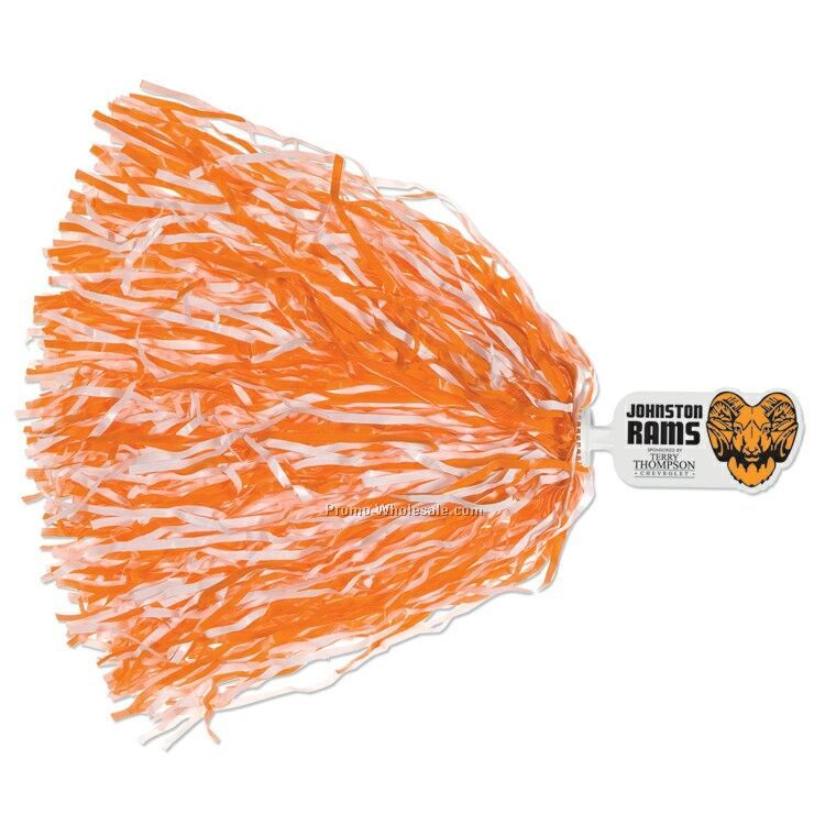 Mascot Pom Poms W/ Up To 4 Mixed Steamer Color - Ram End