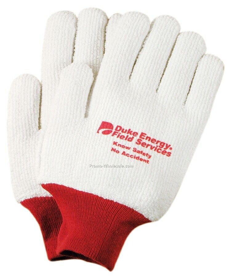 Men's 28 Oz. Seamless Knit Reversible Freezer Gloves (Large)