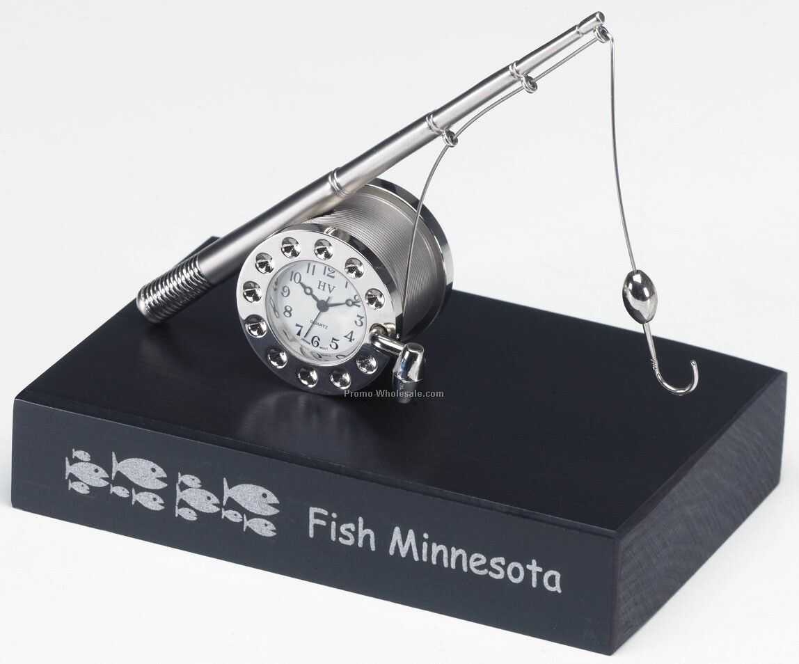 Metal Fishing Clock