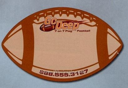 Mini Magnetic Stock Shape Memo Boards (Football)