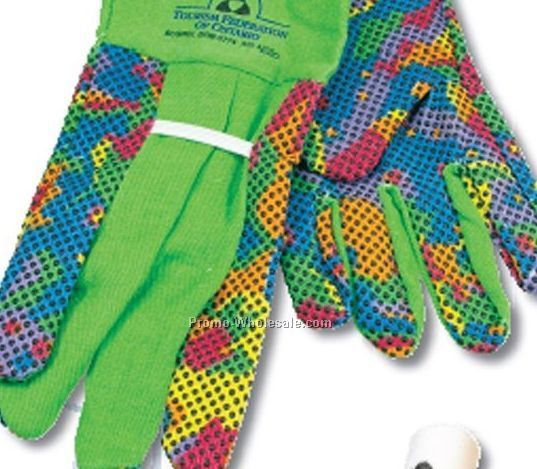 Multi Color Garden Gloves (M)