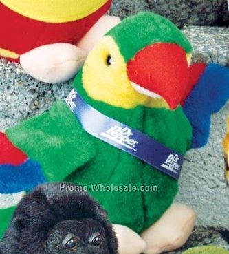 Nature Pal Beanie Green Bird (7")