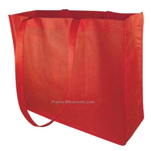 Non Woven Carry All Tote - Red