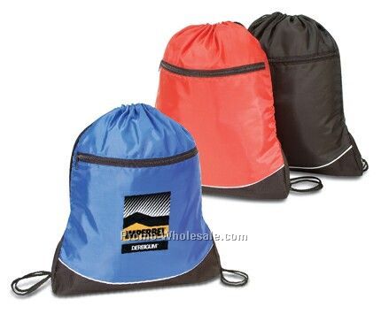 Nylon Drawstring Backpack