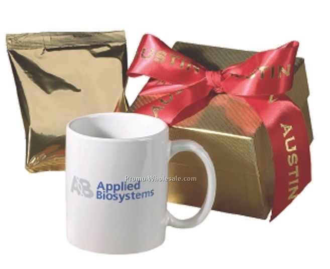 Ovation Ceramic Mug With Hot Chocolate In Gift Box ( 3 Day Shipping)