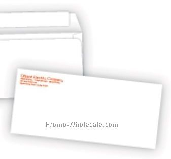 Peel And Seal Regular #10 White Wove Envelopes W/ Full Color Process