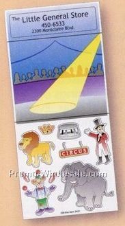 Peel N Play Stickers With Circus