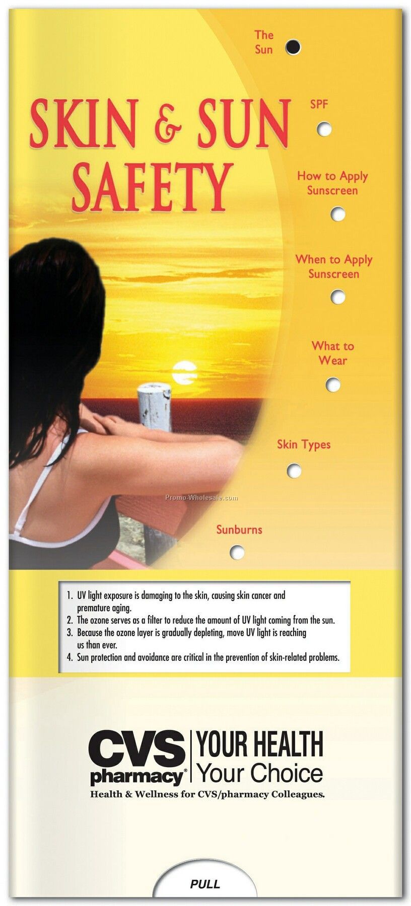 Pillowline Skin & Sun Safety Pocket Slider Chart