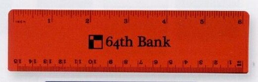 Plastic 6" Ruler