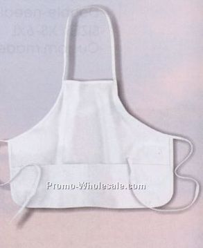 Polyester / Cotton Twill Bib Apron W/ Pouch