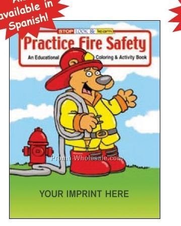 Practice Fire Safety Coloring Book