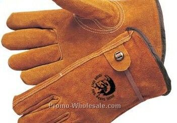 Premium Bourbon Brown Split Cowhide Driver Gloves (S-xl)