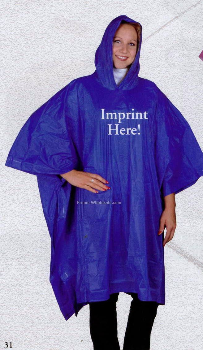 Pvc Poncho With Hood