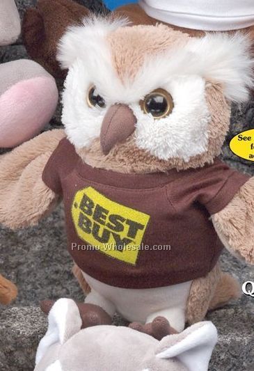 Q-tee Collection Stuffed Owl (9")
